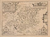 An old map of Montgomeryshire