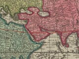 Detail from Old Map of the World