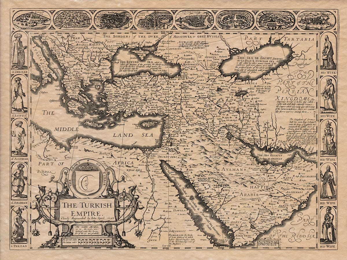 Turkey & Asia The Old Map Company