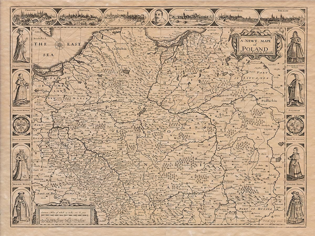 Old Map Poland