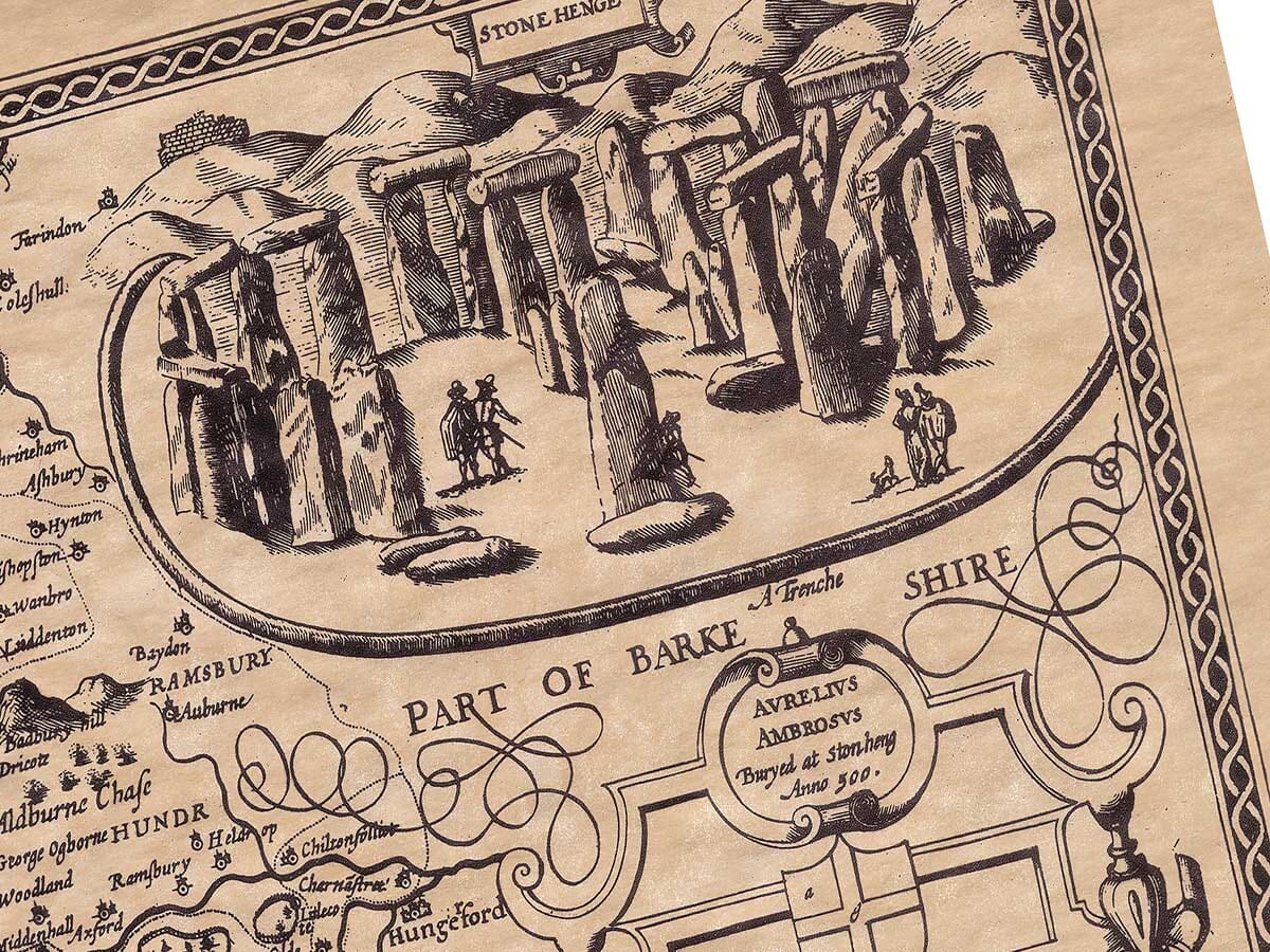 Old Stonehenge Illustration