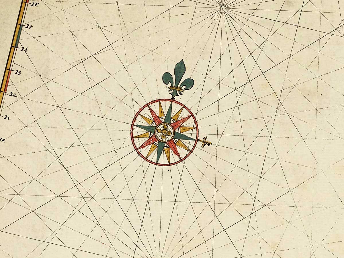 Detail from an Old Map of California