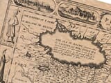 Detail from an old map of Persia