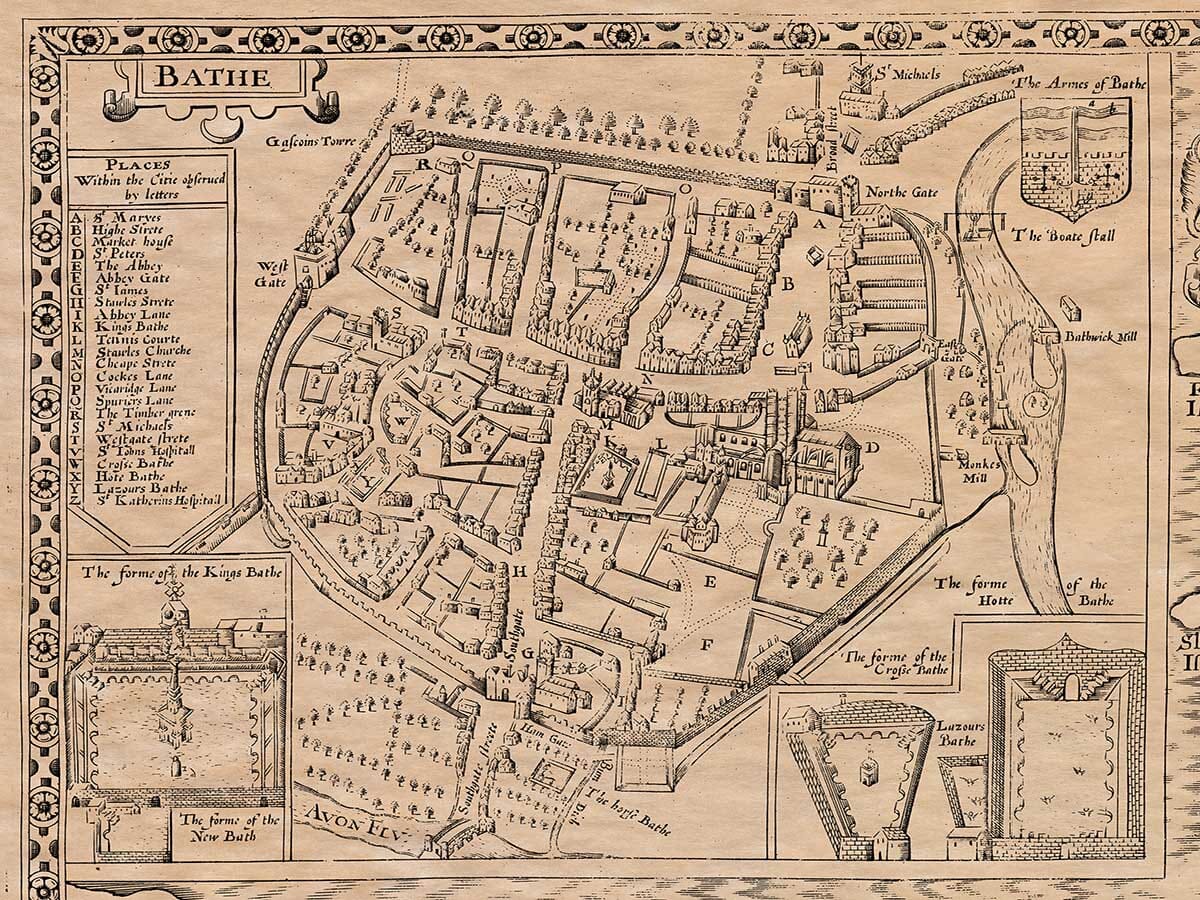 Town Plan of Bath