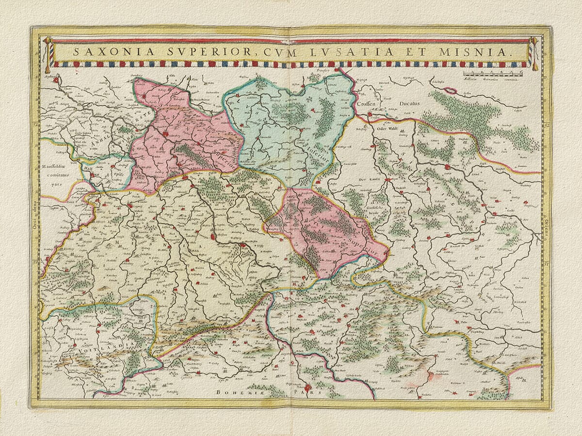 Old Map Saxony