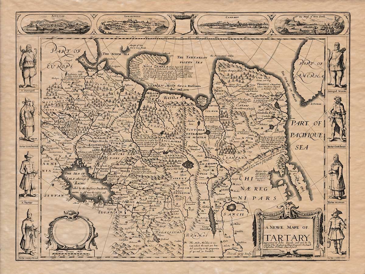 Old Map of Tartaray.