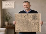 Old Map West Yorkshire Size indication