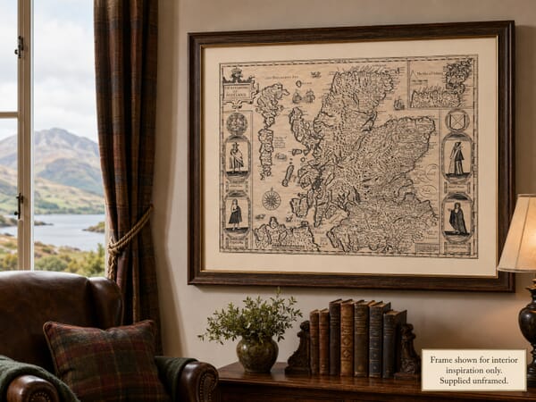 Old Map of Scotland by John Speed