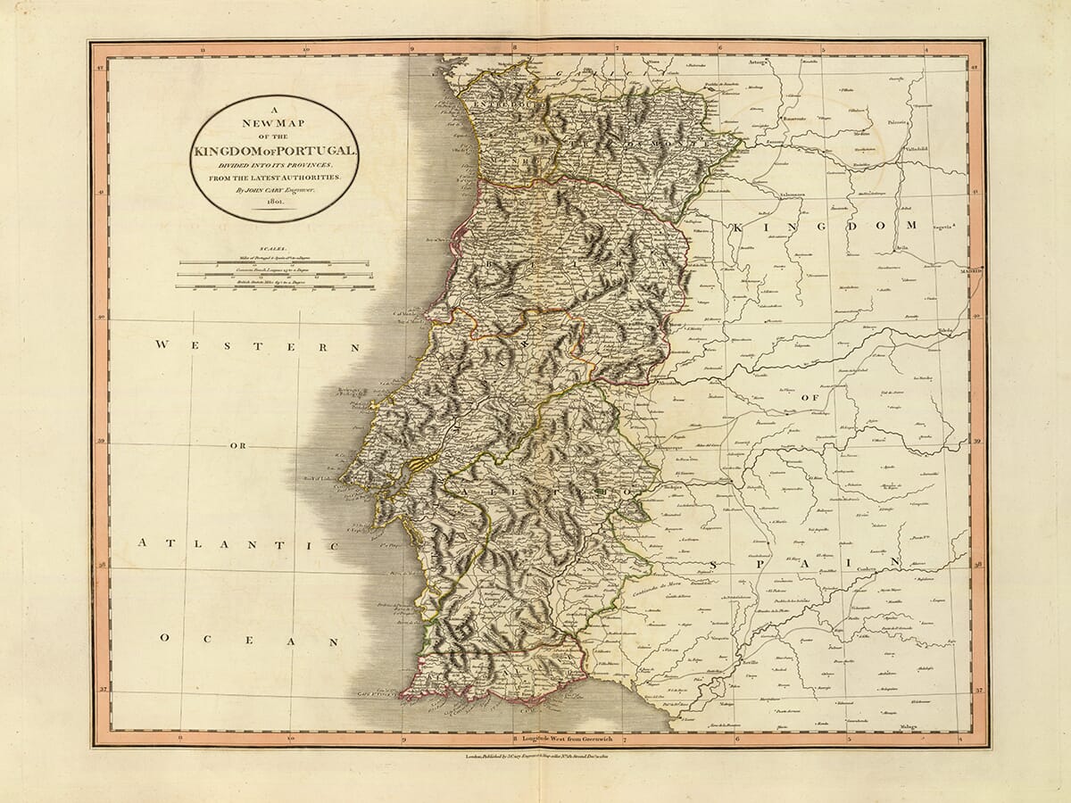 Early Map of Portugal