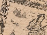 The Roman Empire Circa 1676 Detail from an old map of the Roman Empire
