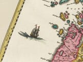 Detail from early norway map