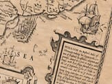 Sussex Detail from an old map of Sussex