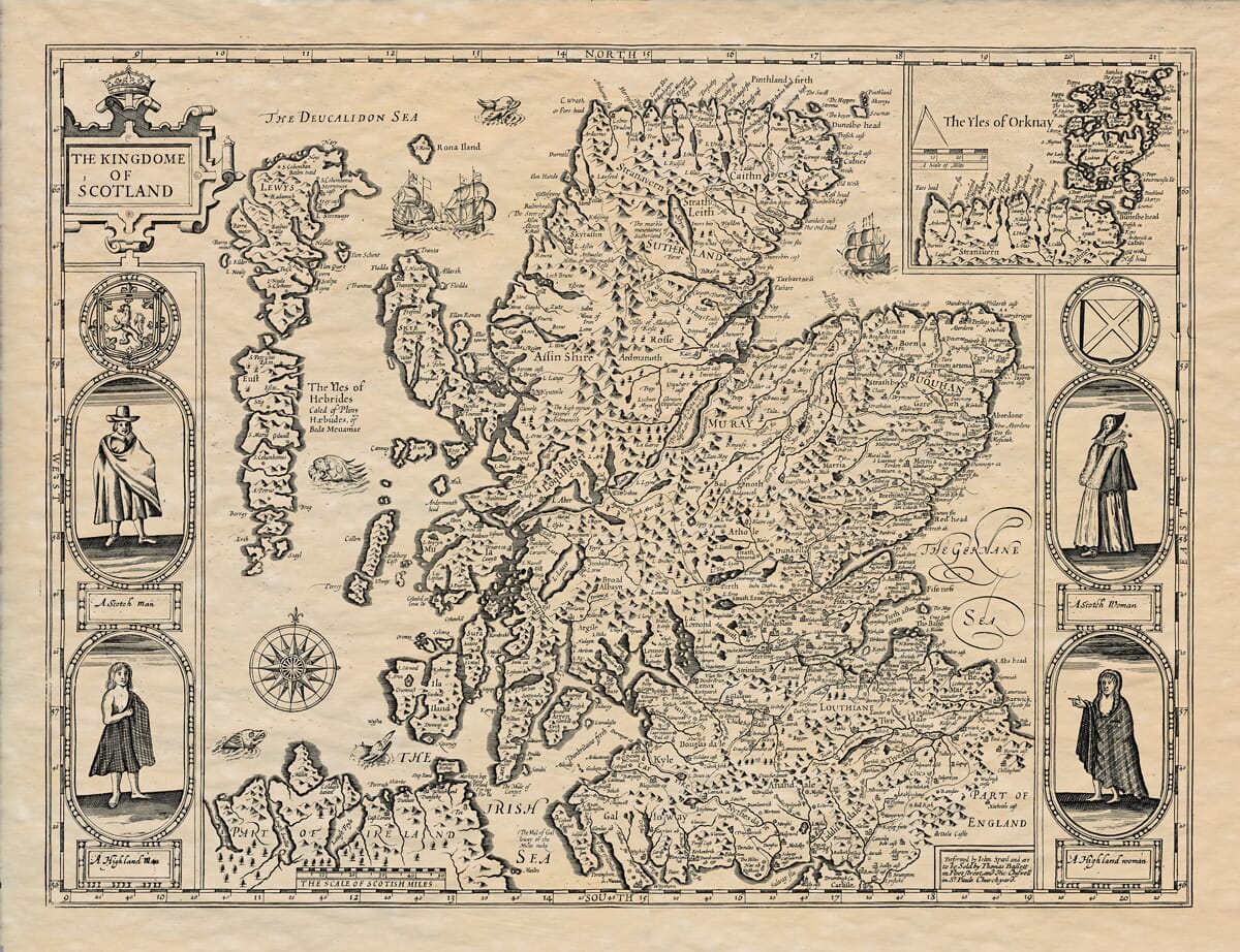 Old Map of Scotland