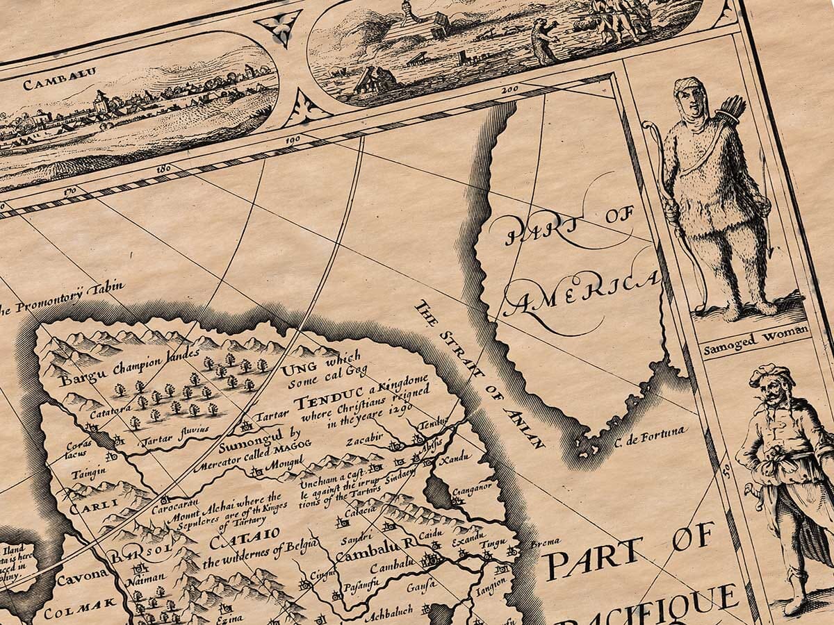Detail from an old map of Tartaray