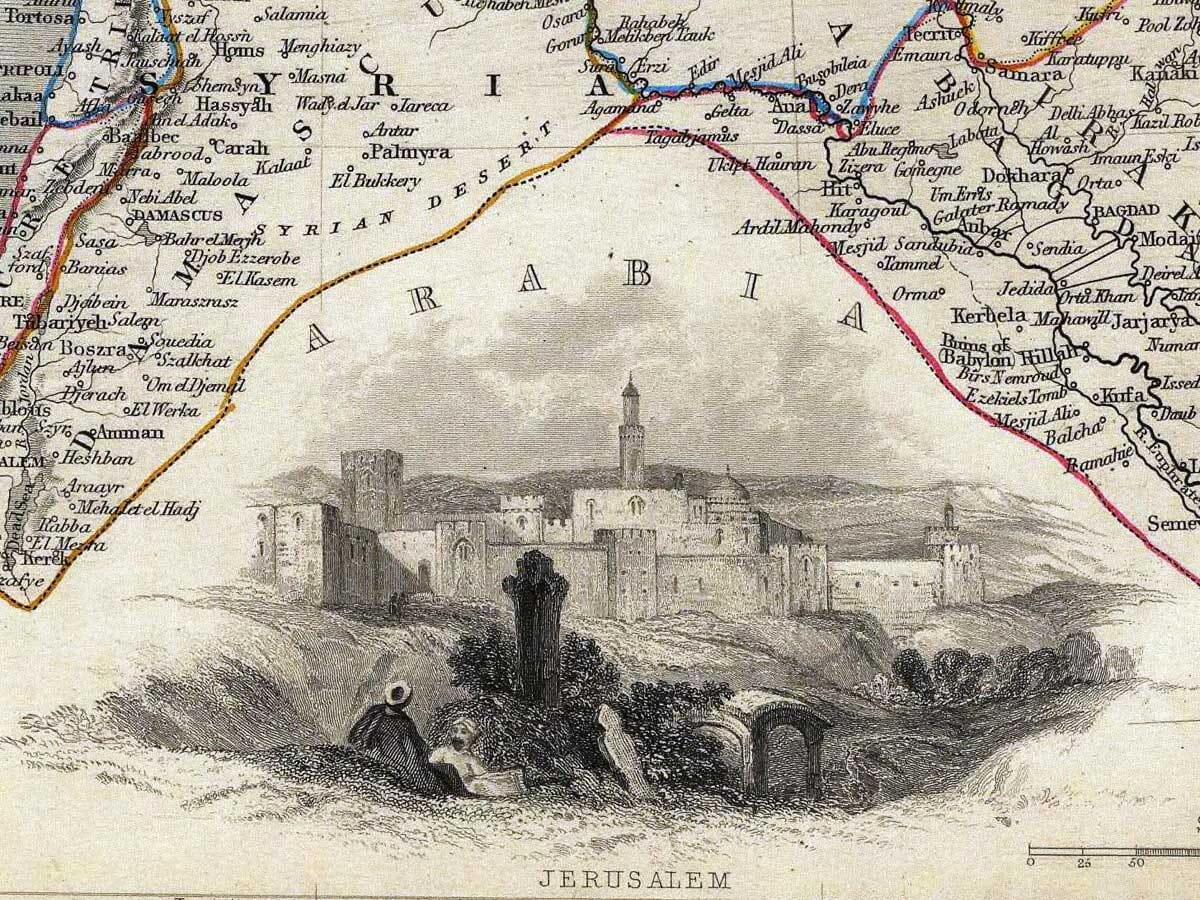 Old Map Turkey & Asia