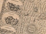 Detail from an old map of Wales