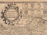 Detail from an old map of Yorkshire North & East Ridings