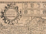 Yorkshire North & East Ridings Detail from an old map of Yorkshire North & East Ridings