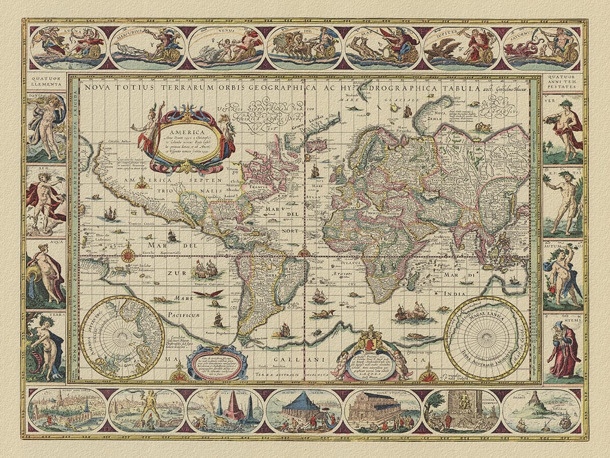 The Americas – The Old Map Company