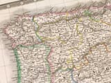 Detail from an old map of Andorra