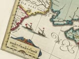 Detail from old map of Crimea