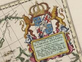 Detail from an old Map of Sweden