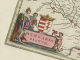 Detail from an old map of Hungary