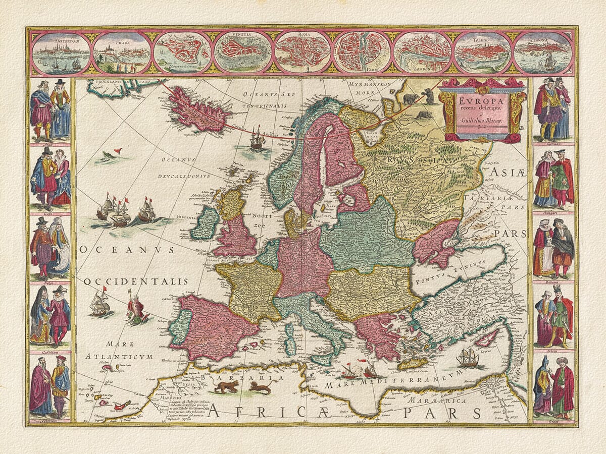 Early Map of Europe