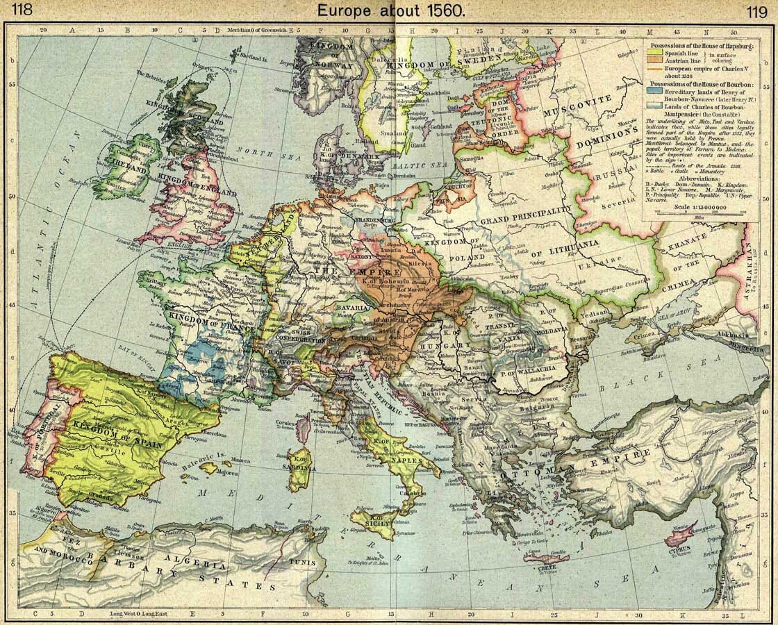 Europe in 1650