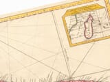 Detail from an old map of