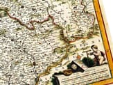 old–Czech-Republic-detail- Detail from an Old Map of Bohemia and Czech-Republic