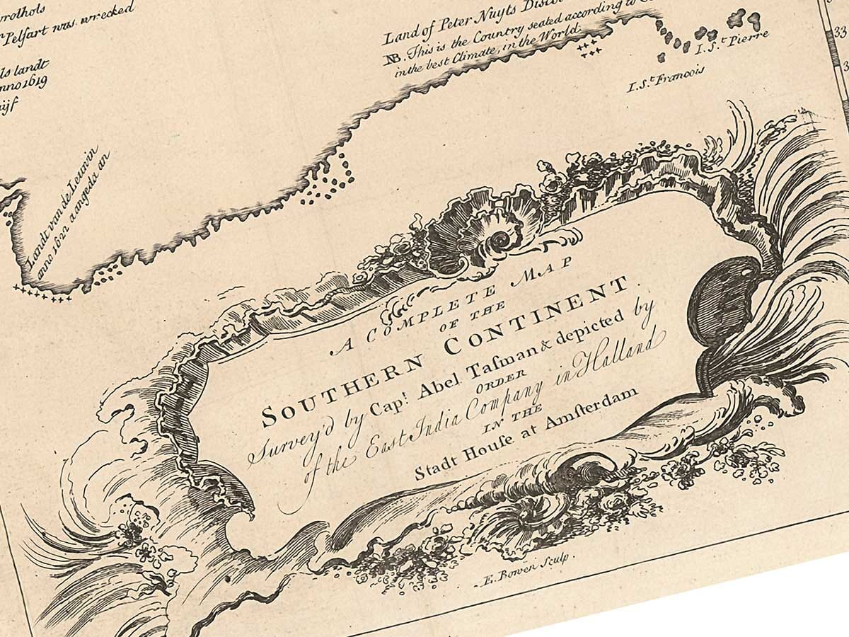 Ancient Australia Map Detail