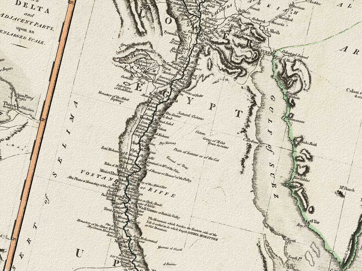 old-map-egypt-detail-2