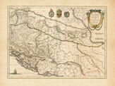 Old Map of Croatia