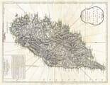 Old Map of Corsica
