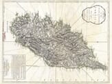 Old Map of Corsica