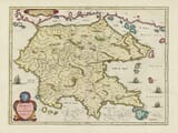 Old map of the Peloponnese
