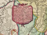 Detail from old map of Lithuania
