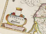 Detail from an old map of Estonia