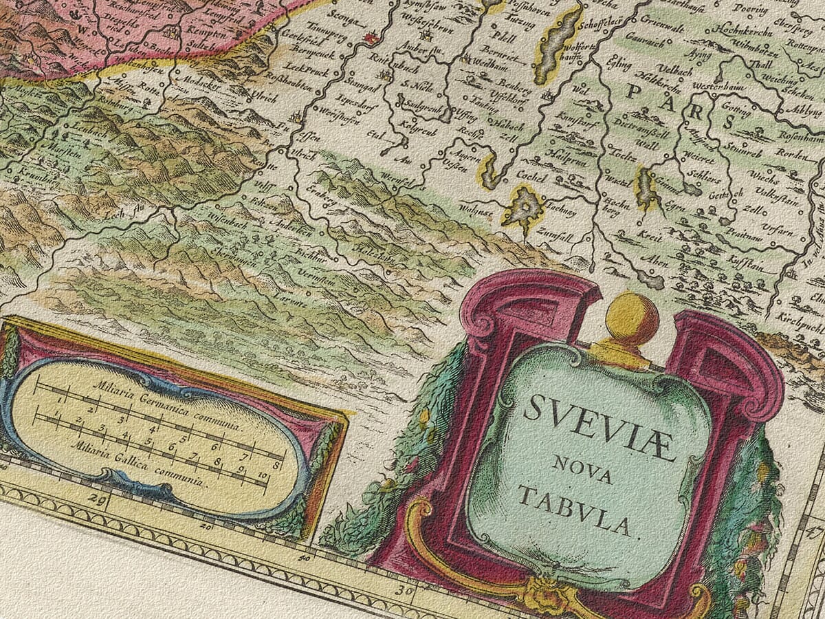 Detail from old map of Servia