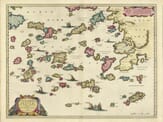 Old Map of Greek Islands