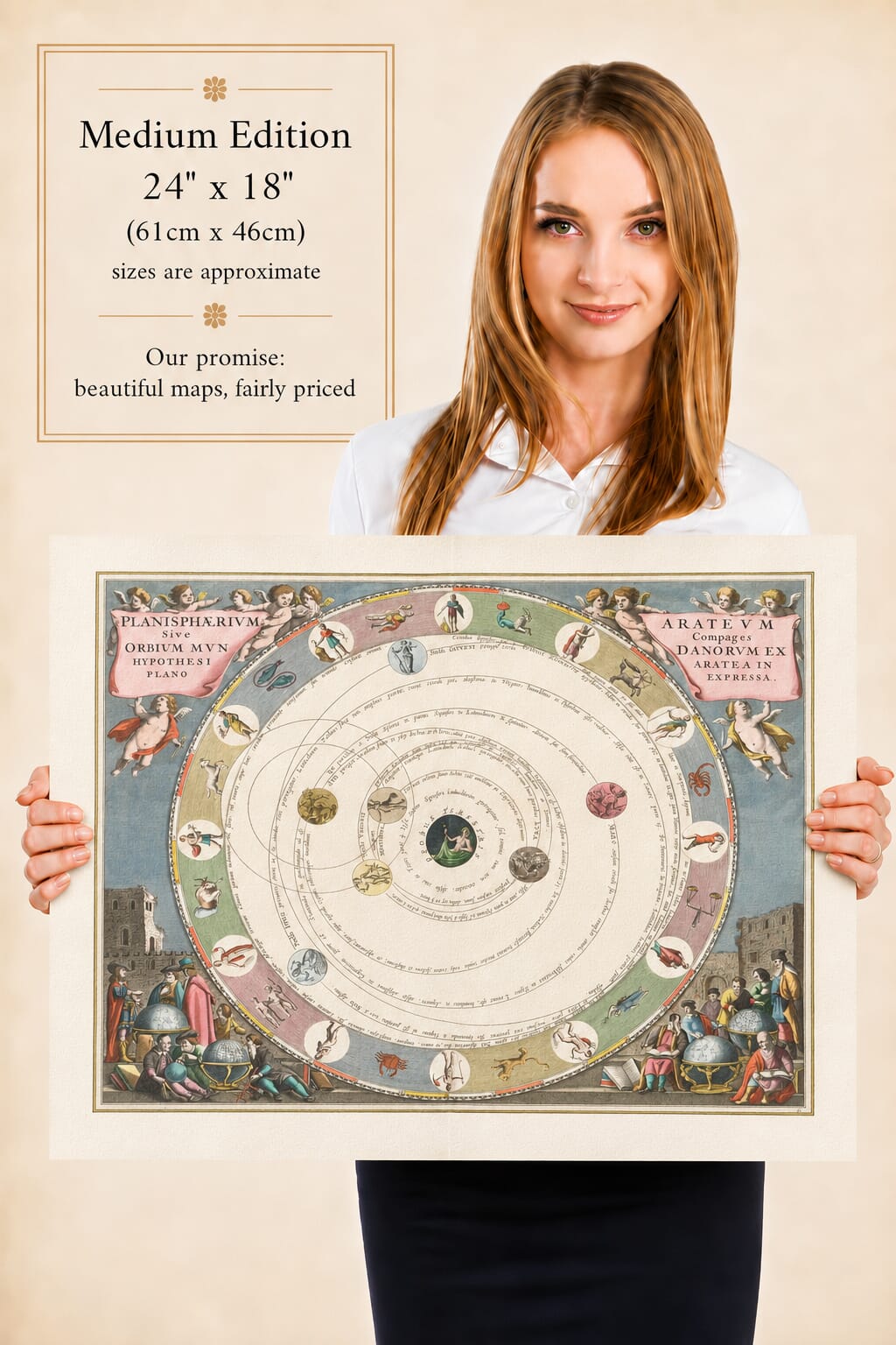 Medium Size Astronomy Map