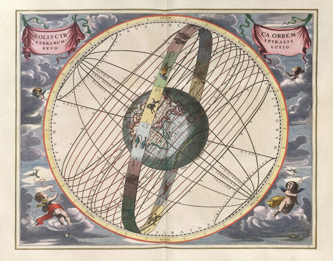 Old Star Chart by The Old Map Company