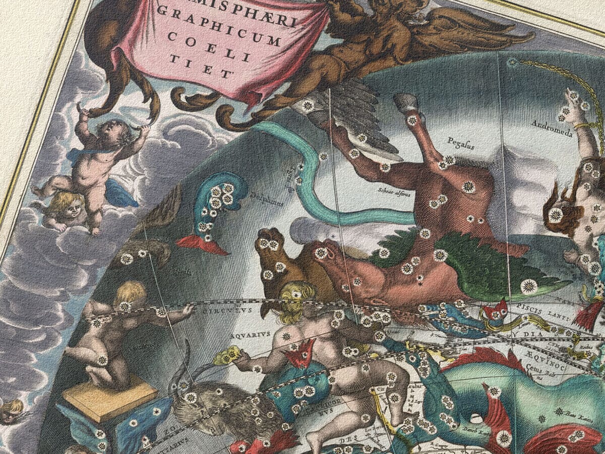 Old Star Map 28 Detail 1