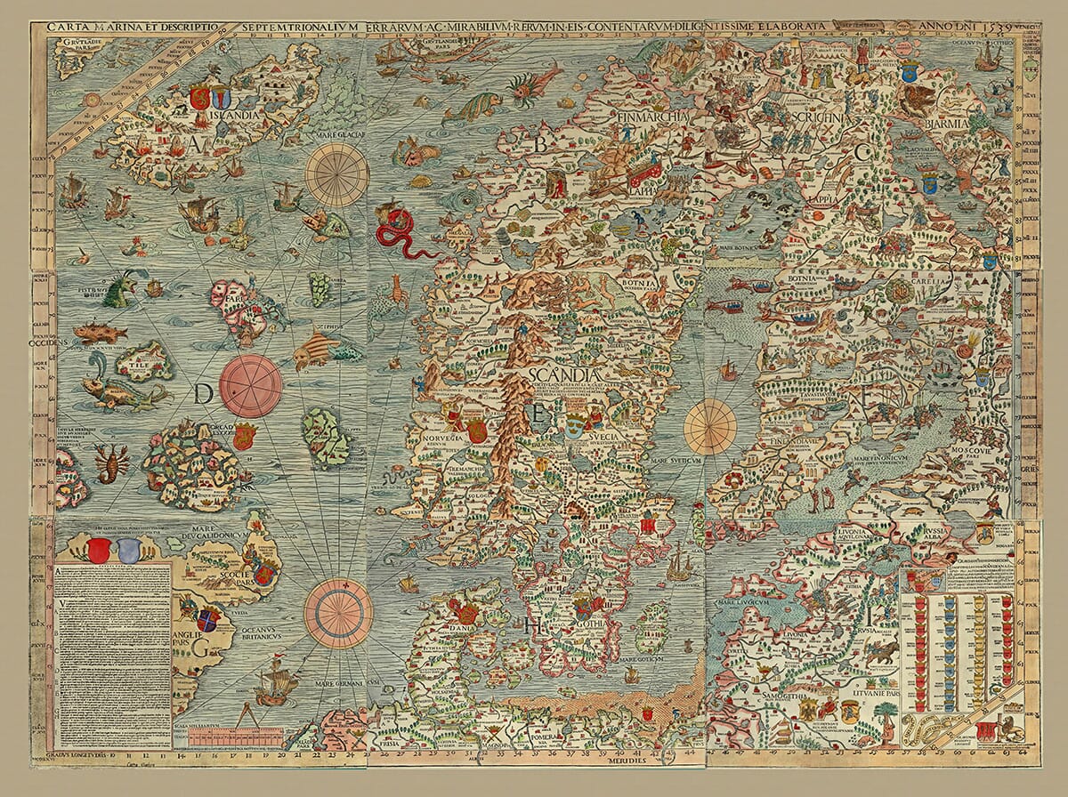 Sea Monsters Map