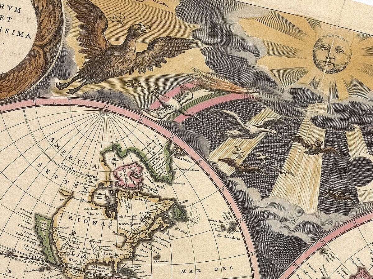 Illuminated World Map