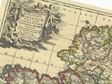Antique Map Ireland Detail