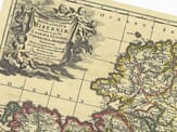Antique Map Ireland Detail Antique Map Ireland Detail