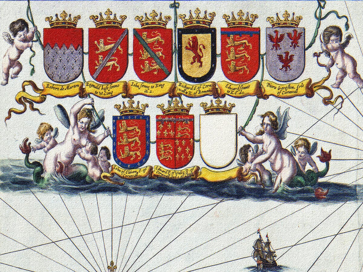 Missing Coat of Arms on old map