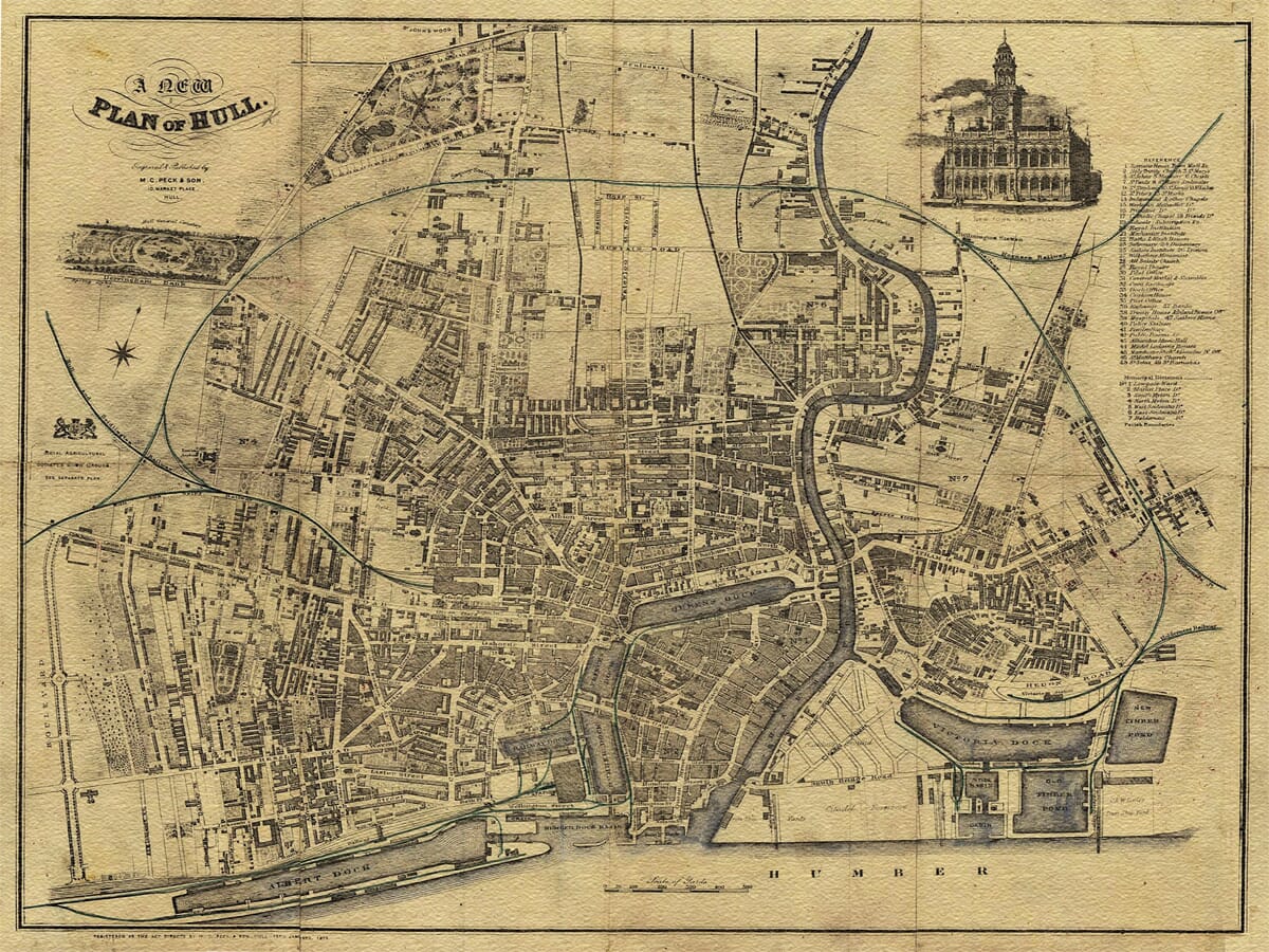 Map of Hull